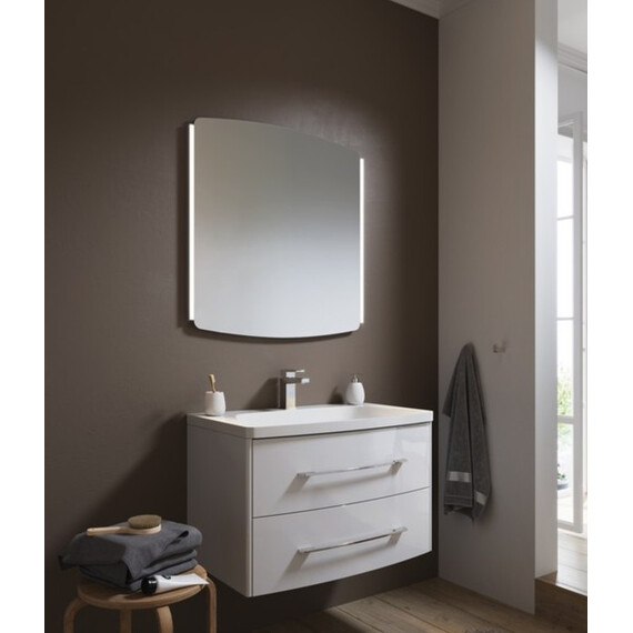 AQWELLA "NERINGA" ТУМБА ПОД УМЫВАЛЬНИК ПОДВЕСНАЯ, ЦВЕТ БЕЛЫЙ  NER0108