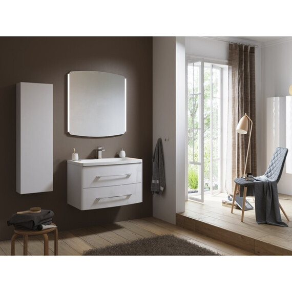 AQWELLA "NERINGA" ТУМБА ПОД УМЫВАЛЬНИК ПОДВЕСНАЯ, ЦВЕТ БЕЛЫЙ  NER0108