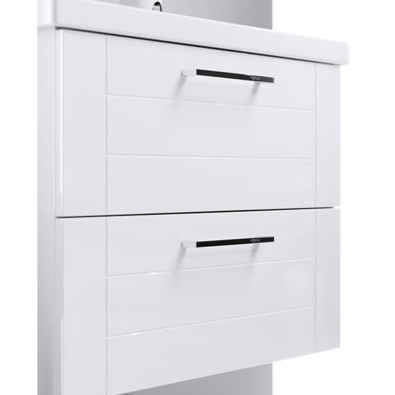 AQWELLA "МАНЧЕСТЕР" ТУМБА ПОД УМЫВАЛЬНИК ПОДВЕСНАЯ, ЦВЕТ БЕЛЫЙ, MAN01102