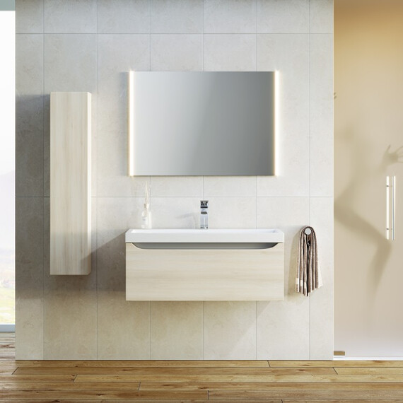 AQWELLA "ВЕРОНА" ТУМБА ПОД УМЫВАЛЬНИК ПОДВЕСНАЯ, ЦВЕТ "АКАЦИЯ"  VER.01.08/А