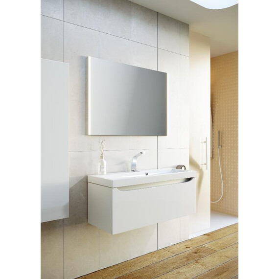 AQWELLA "ВЕРОНА" ТУМБА ПОД УМЫВАЛЬНИК ПОДВЕСНАЯ, ЦВЕТ БЕЛЫЙ  VER.01.08/W