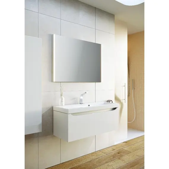 AQWELLA "ВЕРОНА" ТУМБА ПОД УМЫВАЛЬНИК ПОДВЕСНАЯ, ЦВЕТ БЕЛЫЙ  VER.01.08/W