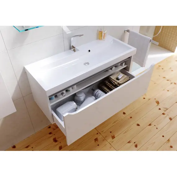 AQWELLA "ВЕРОНА" ТУМБА ПОД УМЫВАЛЬНИК ПОДВЕСНАЯ, ЦВЕТ БЕЛЫЙ  VER.01.08/W