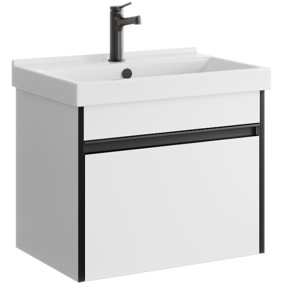 AQWELLA "URBAN" ТУМБА ПОД УМЫВАЛЬНИК, ЦВЕТ БЕЛЫЙ, URB0106W