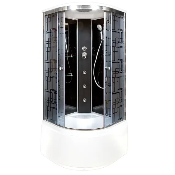 ДУШЕВАЯ КАБИНА AVACAN BМ4510 С ГИДРОМАССАЖЕМ BLACK