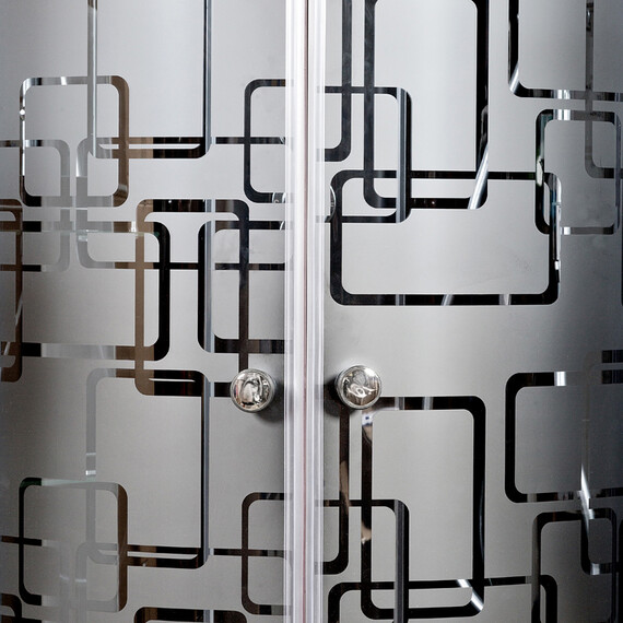 ДУШЕВАЯ КАБИНА AVACAN BМ4510 N С ГИДРОМАССАЖЕМ BLACK