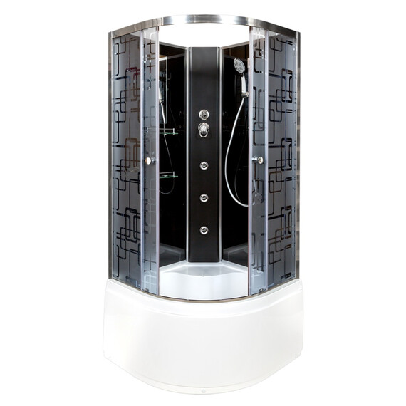 ДУШЕВАЯ КАБИНА AVACAN BМ4510 N С ГИДРОМАССАЖЕМ BLACK