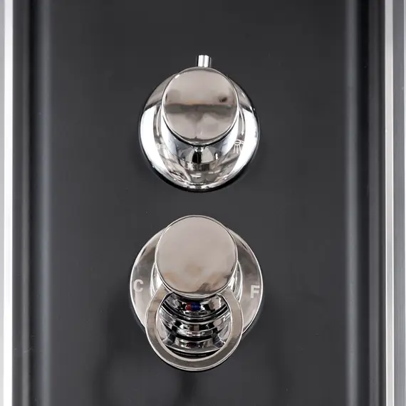 ДУШЕВАЯ КАБИНА AVACAN BМ4510 С ГИДРОМАССАЖЕМ И ЭЛЕКТРИКОЙ BLACK