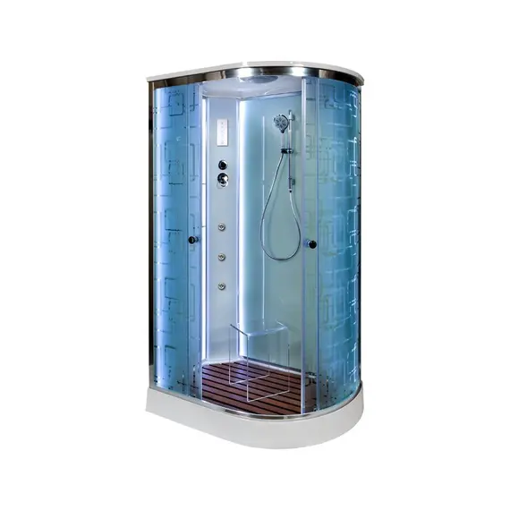 ДУШЕВАЯ КАБИНА AVACAN EM1512 L LED С ГИДРОМАССАЖЕМ