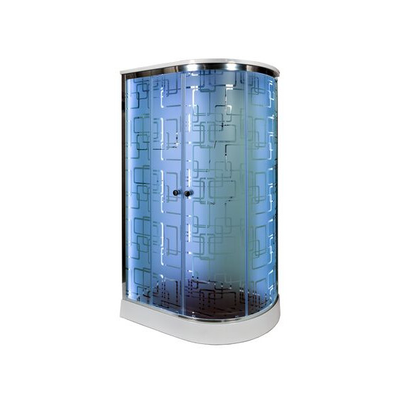 ДУШЕВАЯ КАБИНА AVACAN EM1512 L LED С ГИДРОМАССАЖЕМ