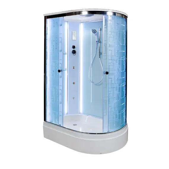ДУШЕВАЯ КАБИНА AVACAN EM2712 L LED С ГИДРОМАССАЖЕМ