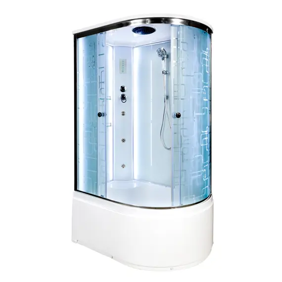 ДУШЕВАЯ КАБИНА AVACAN EM4512 L LED С ГИДРОМАССАЖЕМ