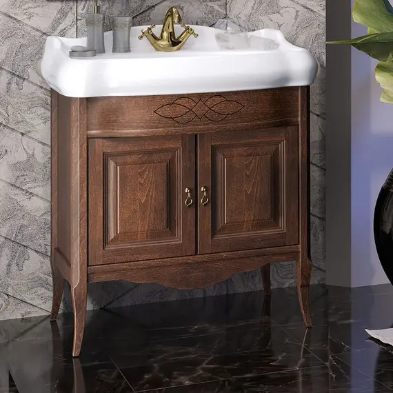 ТУМБА OPADIRIS ЛОРЕНЦО 80, СВЕТЛЫЙ ОРЕХ (ПОД РАКОВИНУ CERASTYLE ВИКТОРИЯ 80)