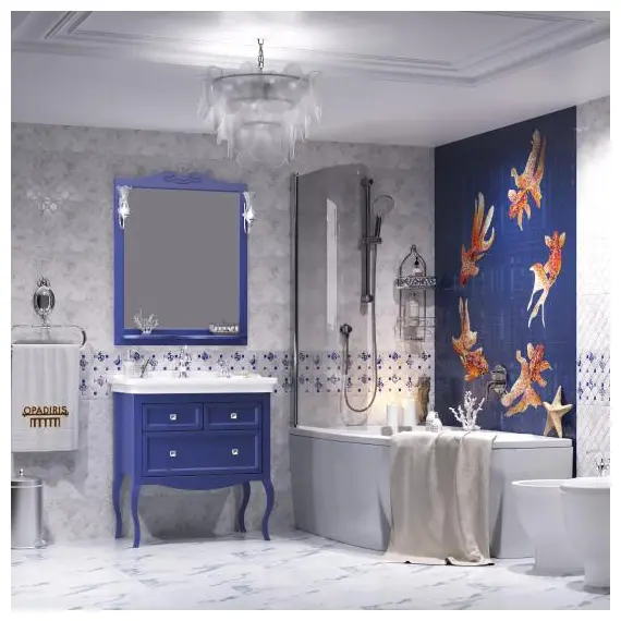 ЗЕРКАЛО OPADIRIS ВАЛЕРИ 85, САПФИР, С ВЫКЛЮЧАТЕЛЕМ