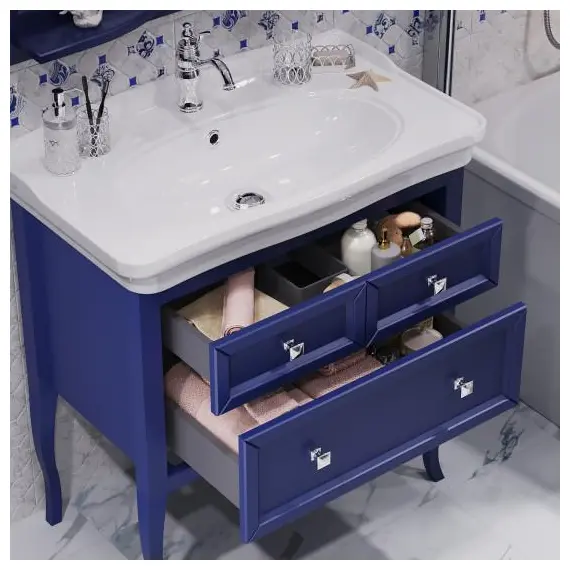 ТУМБА OPADIRIS ВАЛЕРИ 85, САПФИР (ПОД РАКОВИНУ KIROVIT МОДЕРН 85)