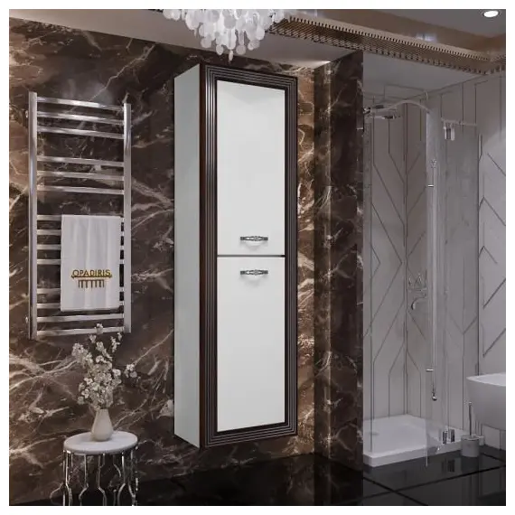 ПЕНАЛ OPADIRIS КАРАТ БЕЛЫЙ ГЛЯНЦЕВЫЙ С СЕРЕБРЯНОЙ ПАТИНОЙ, УНИВЕРСАЛЬНЫЙ