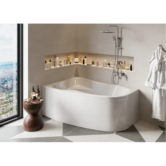 АКРИЛОВАЯ ВАННА VAGNERPLAST MELITE 160X105 LEFT