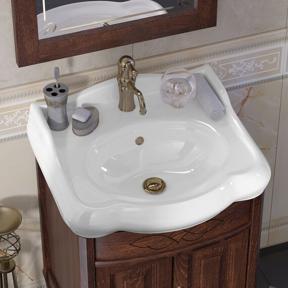 ТУМБА OPADIRIS ЛОРЕНЦО 60, СВЕТЛЫЙ ОРЕХ (ПОД РАКОВИНУ CERASTYLE ВИКТОРИЯ 60)