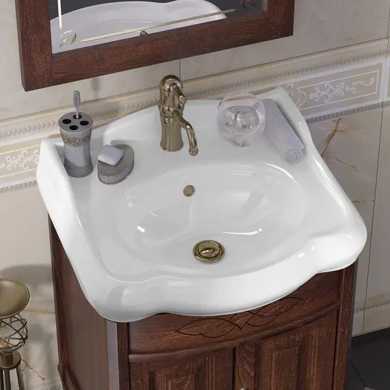 ТУМБА OPADIRIS ЛОРЕНЦО 60, СВЕТЛЫЙ ОРЕХ (ПОД РАКОВИНУ CERASTYLE ВИКТОРИЯ 60)