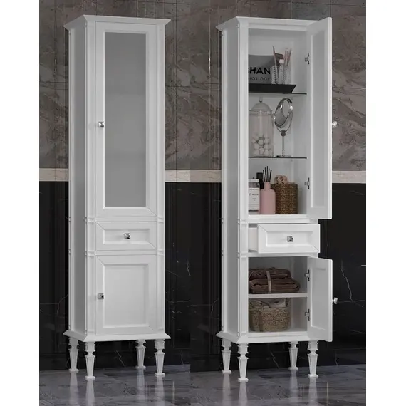 ПЕНАЛ OPADIRIS КАНТАРА, БЕЛЫЙ МАТОВЫЙ, ЛЕВЫЙ, ПРАВЫЙ