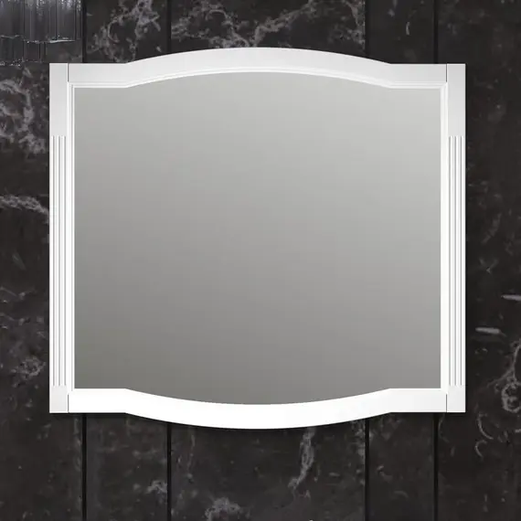 ЗЕРКАЛО OPADIRIS ЛАУРА 100, БЕЛЫЙ БЕЗ ПАТИНЫ