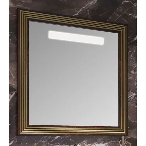 ЗЕРКАЛО OPADIRIS КАРАТ 80 БЕЖЕВЫЙ ГЛЯНЦЕВЫЙ С ЗОЛОТОЙ ПАТИНОЙ