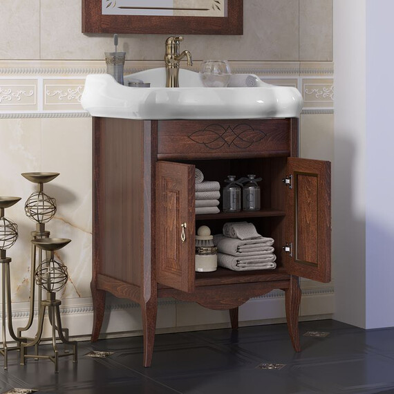 ТУМБА OPADIRIS ЛОРЕНЦО 60, СВЕТЛЫЙ ОРЕХ (ПОД РАКОВИНУ CERASTYLE ВИКТОРИЯ 60)