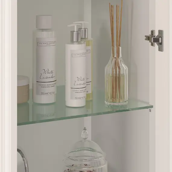 ПЕНАЛ OPADIRIS ЛОРЕНЦО ДВУХСТВОРЧАТЫЙ, БЕЛЫЙ МАТОВЫЙ