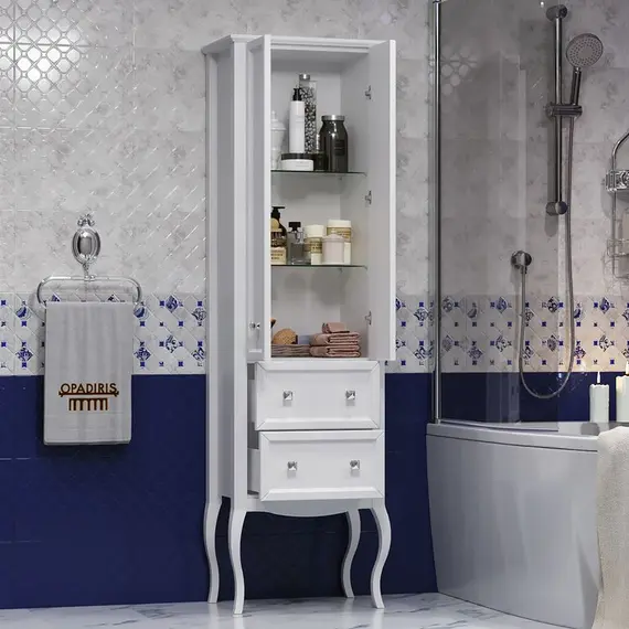 ПЕНАЛ OPADIRIS ВАЛЕРИ 56 ДВУХСТВОРЧАТЫЙ, БЕЛЫЙ