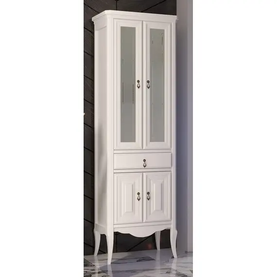 ПЕНАЛ OPADIRIS ЛОРЕНЦО ДВУХСТВОРЧАТЫЙ, БЕЛЫЙ МАТОВЫЙ