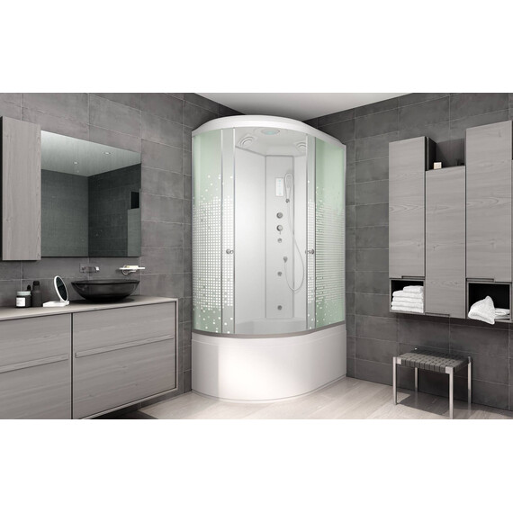 ДУШЕВАЯ КАБИНА AVACAN L920 R С ЭЛЕКТРИКОЙ И ГИДРОМАССАЖЕМ