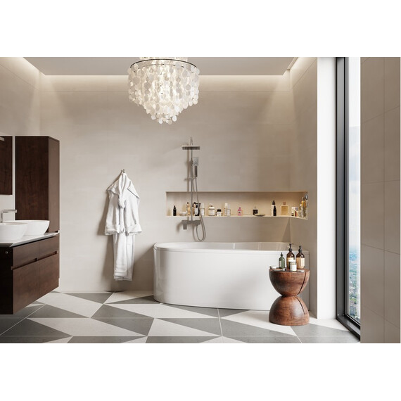 АКРИЛОВАЯ ВАННА VAGNERPLAST MELITE 160X105 RIGHT