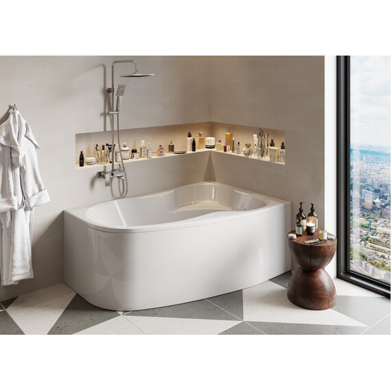 АКРИЛОВАЯ ВАННА VAGNERPLAST MELITE 160X105 RIGHT