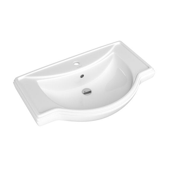 ТУМБА OPADIRIS БРУНЕЛЛА 65, БЕЛЫЙ МАТОВЫЙ (ПОД РАКОВИНУ КИРОВИТ КЛАССИК 65)