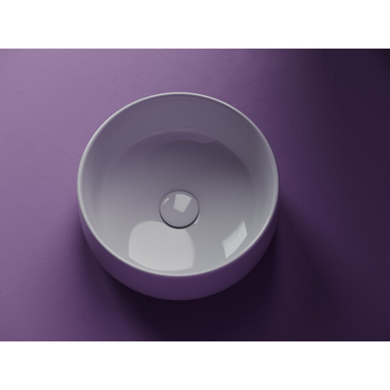 УМЫВАЛЬНИК ЧАША НАКЛАДНАЯ КРУГЛАЯ CERAMICA NOVA ELEMENT 355X355X150 ММ