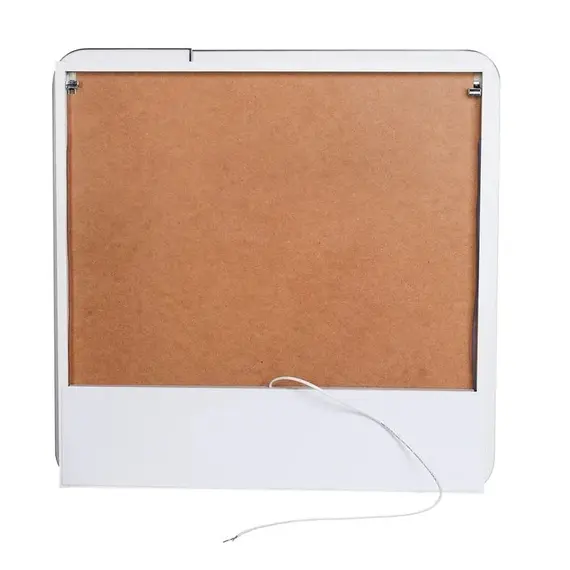 ЗЕРКАЛО-ШКАФ STYLE LINE "КАРЕ 80X80" С ПОДСВЕТКОЙ, СЕНСОР НА ЗЕРКАЛЕ