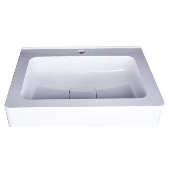 ТУМБА ПОДВЕСНАЯ STYLE LINE "КАРЕ 60" (2 ЯЩ.) ЛЮКС БЕЛАЯ, PLUS