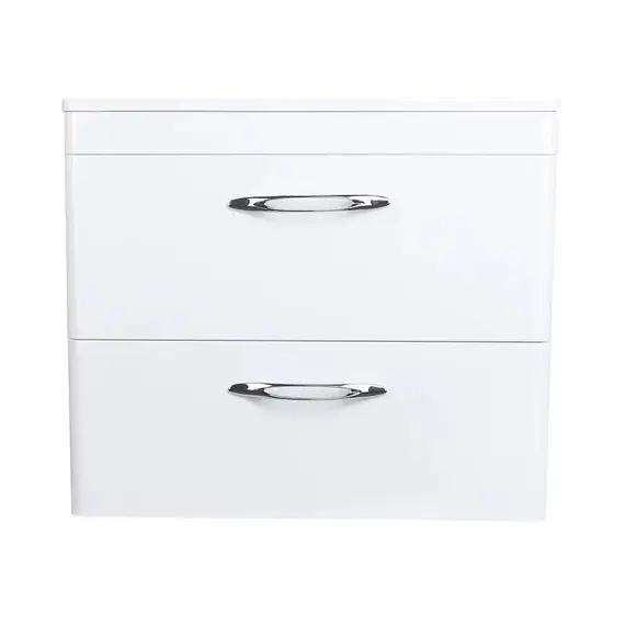 ТУМБА ПОДВЕСНАЯ STYLE LINE "КАРЕ 70" (2 ЯЩ.) ЛЮКС БЕЛАЯ, PLUS