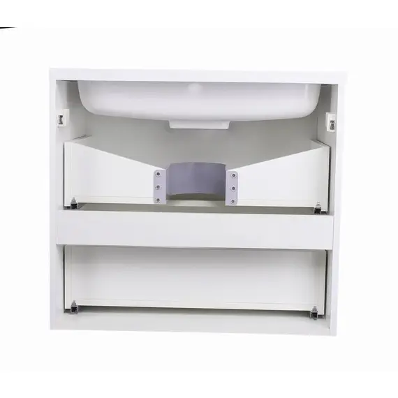 ТУМБА ПОДВЕСНАЯ STYLE LINE "КАРЕ 70" (2 ЯЩ.) ЛЮКС БЕЛАЯ, PLUS