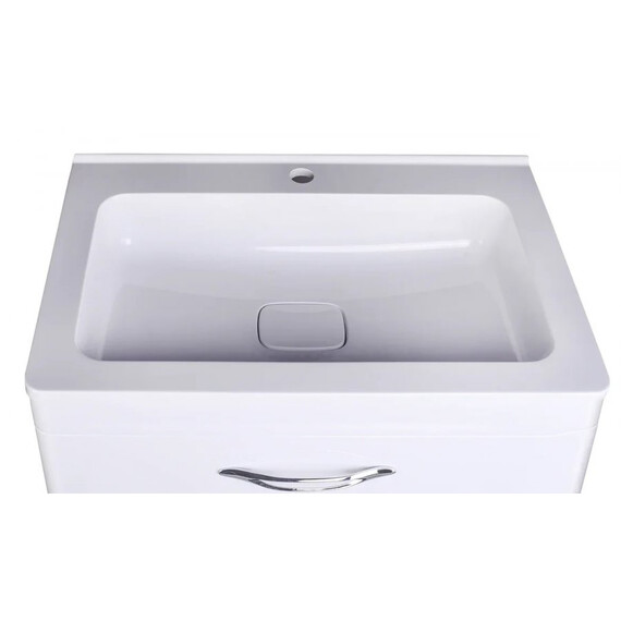 ТУМБА ПОДВЕСНАЯ STYLE LINE "КАРЕ 70" (2 ЯЩ.) ЛЮКС БЕЛАЯ, PLUS