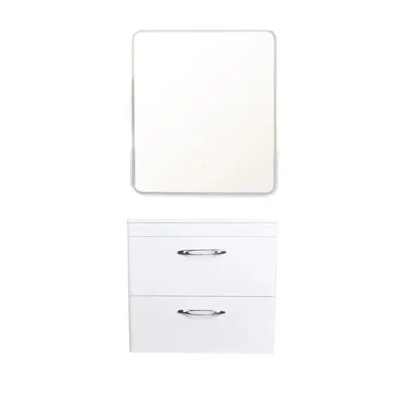 ТУМБА ПОДВЕСНАЯ STYLE LINE "КАРЕ 70" (2 ЯЩ.) ЛЮКС БЕЛАЯ, PLUS