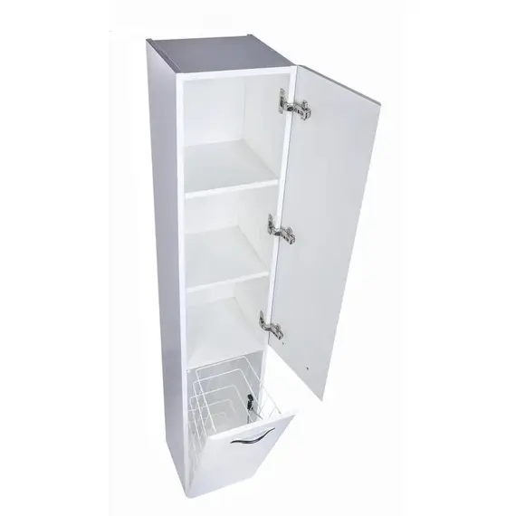 КОЛОННА УНИВЕРСАЛЬНАЯ STYLE LINE "КАРЕ 30" С КОРЗИНОЙ, ЛЮКС БЕЛАЯ, PLUS