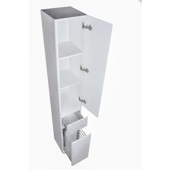 КОЛОННА УНИВЕРСАЛЬНАЯ STYLE LINE "АТЛАНТИКА 30" С КОРЗИНОЙ, ЛЮКС БЕТОН КРЕМ, PLUS