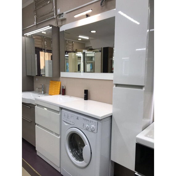 КОЛОННА НАПОЛЬНАЯ УНИВЕРСАЛЬНАЯ STYLE LINE "ДАЛЛАС" Б/КОРЗИНЫ, ЛЮКС БЕЛАЯ, PLUS