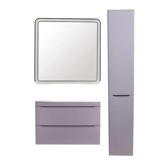 КОЛОННА УНИВЕРСАЛЬНАЯ STYLE LINE "БЕРГАМО" С КОРЗИНОЙ, ЛЮКС АНТИСКРЕЙТЧ СЕРЫЙ, PLUS