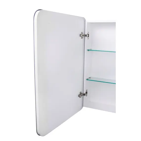 ЗЕРКАЛО-ШКАФ STYLE LINE "КАРЕ 60X80 ЛЕВОЕ" С ПОДСВЕТКОЙ, СЕНСОР НА ЗЕРКАЛЕ