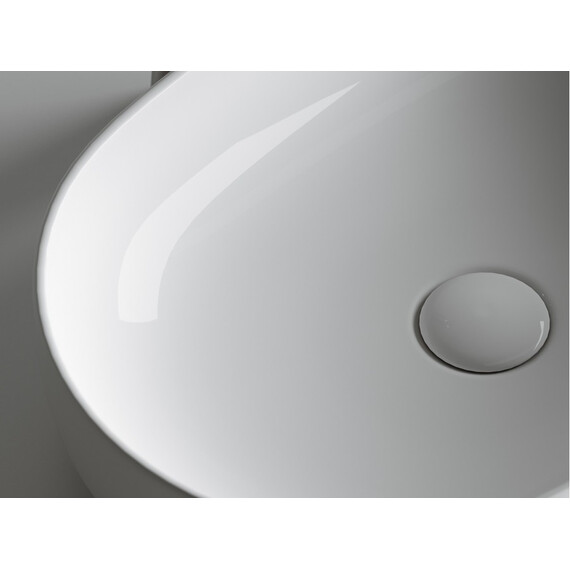 УМЫВАЛЬНИК ЧАША НАКЛАДНАЯ ОВАЛЬНАЯ CERAMICA NOVA ELEMENT 600X415X135 ММ
