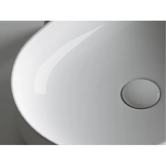 УМЫВАЛЬНИК ЧАША НАКЛАДНАЯ ОВАЛЬНАЯ CERAMICA NOVA ELEMENT 600X415X135 ММ
