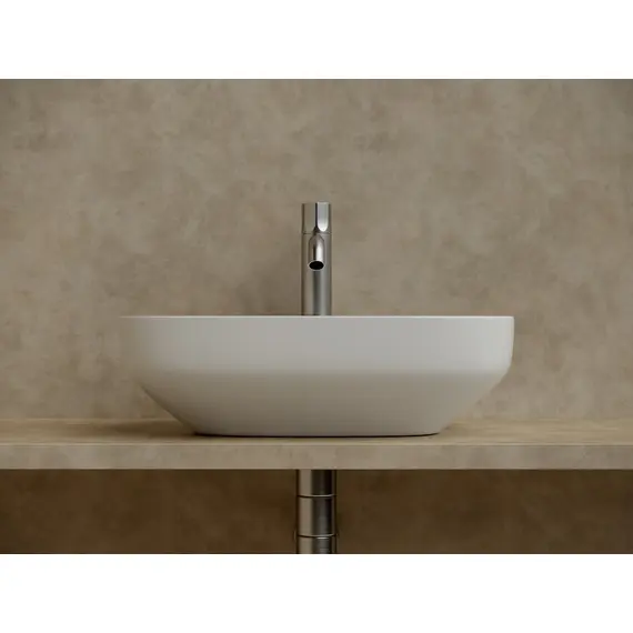 УМЫВАЛЬНИК ЧАША НАКЛАДНАЯ ПРЯМОУГОЛЬНАЯ CERAMICA NOVA ELEMENT 500X380X150 ММ