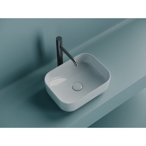 УМЫВАЛЬНИК ЧАША НАКЛАДНАЯ ПРЯМОУГОЛЬНАЯ CERAMICA NOVA ELEMENT 400X305X140 ММ